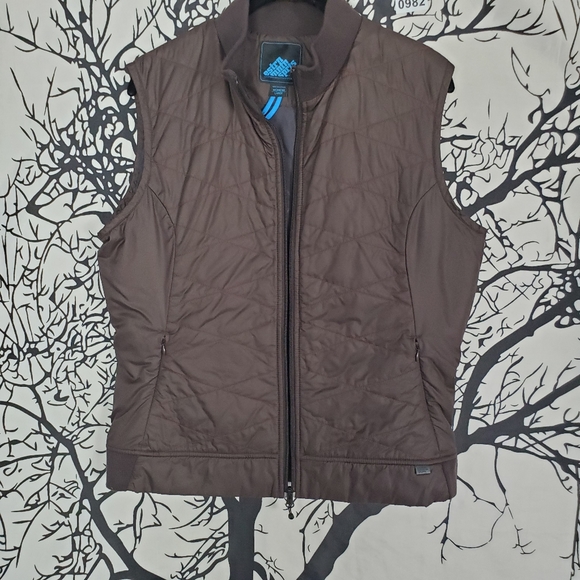 EASTERN MOUNTAIN SPORTS Puffer Vest Brown Thermal - Picture 9 of 10